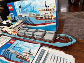 LEGO Creator Expert: Maersk Line Container Ship (10155) 100% Complete. Box +Inst