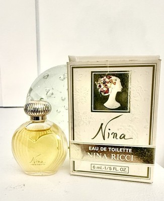 Nina by Nina Ricci 6ml EDT Vintage Mini Splash (NIB) Made In France Collector