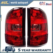Pair Halogen Tail Light Assembly Fits 2007-2013 Chevrolet Silverado 1500 2500 Hd Pair Halogen Tail Light Assembly Fits 2007-2013 Chevrolet Silverado 1500 2500 Hd