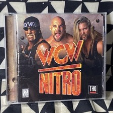 THQ WCW Nitro PC, 1999 Computer Game - CD-ROM Vintage Wrestling Hulk Goldberg