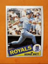 1985 Topps #100 George Brett. Set break Mint-Gem