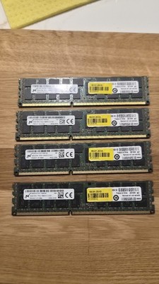 64GB Kit (4x 16GB) Micron DDR3L 1600MHz PC3L-12800R ECC Registered Server RAM
