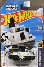 Hot Wheels Mickey Mouse Disney Steamboat 2024 HW Screen Time 10/10
