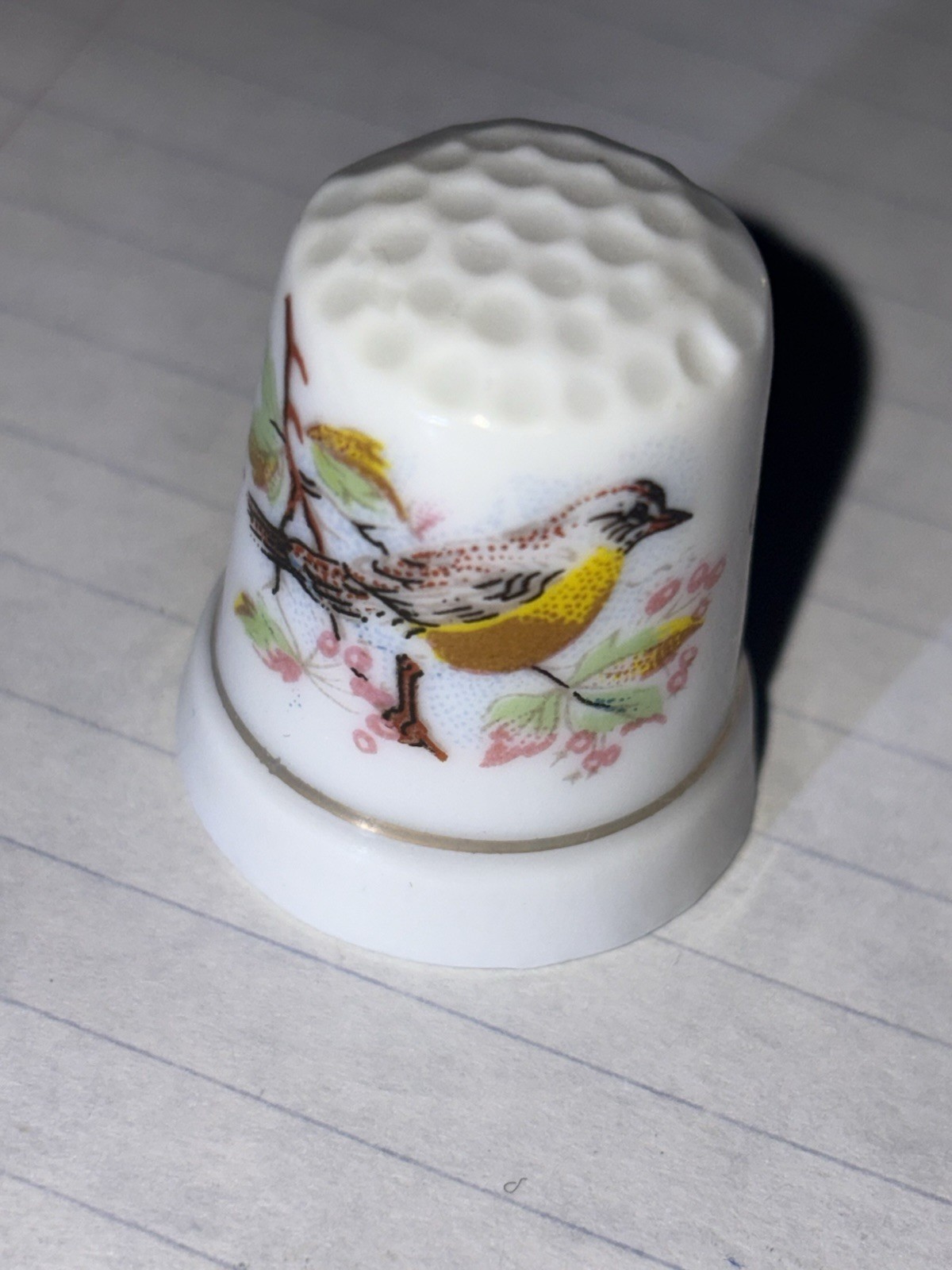 Vintage Thimble Lot (13) Mixed Makers Limoges, Cloisonné, Bone China, Japan Etc