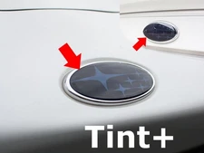 BRZ ZC6 Tint+ Smoke Film 20% Reusable Front & Rear Emblem Car Wrap