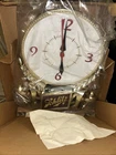 Vintage 1979 SCHLITZ Beer Wall Clock with Light 17" Tall Sign Lite & Time WORKS!