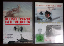 2 DVD *PANZERSCHIFF *GRAF SPEE * DEUTSCHE PANZER IM II. WELTKRIEG * AUS SAMMLUNG