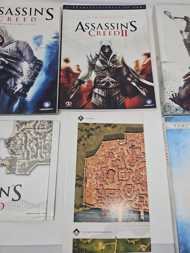 Assassin's Creed 1 2 3 Official Strategy Guide Books and Art Lot of 4 - Image 3 of 4