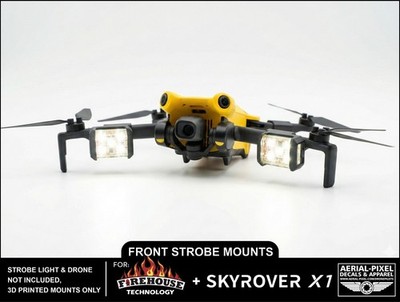 Skyrover X1 Strobe Light Mounts for Firehouse Technology ARC V and Micro