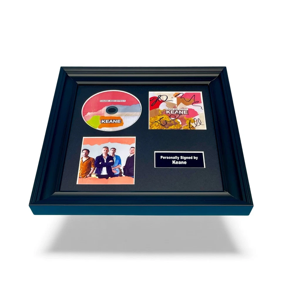 Keane Hand SIGNED Cause And Effect Luxury CD Photo Display & COA  Autographed - Image 3 of 4