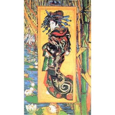 Japanese painting by Van Gogh - 30x40 Inch Rolled Canvas Wall Art Print