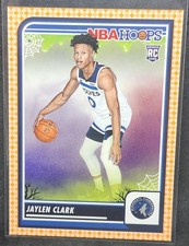 2023-24 Panini Haunted Hoops Orange Parallel #189 Jaylen Clark Timberwolves