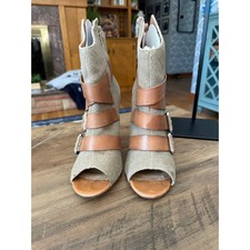 Vintage Nine West Ankle Triple Buckle Stiletto Bootie