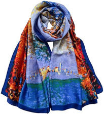 Scarfs for Women Lightweight Scarves Fashion Print Floral Pattern Head Scarf Wra