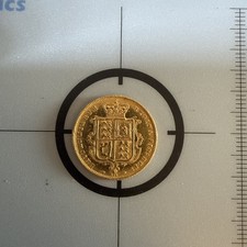 1873 QV young head Shield back 22k gold sovereign 4g