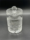 Waterford Crystal Vintage 5" Jam & Honey Jar With Lid Made In Ireland EUC