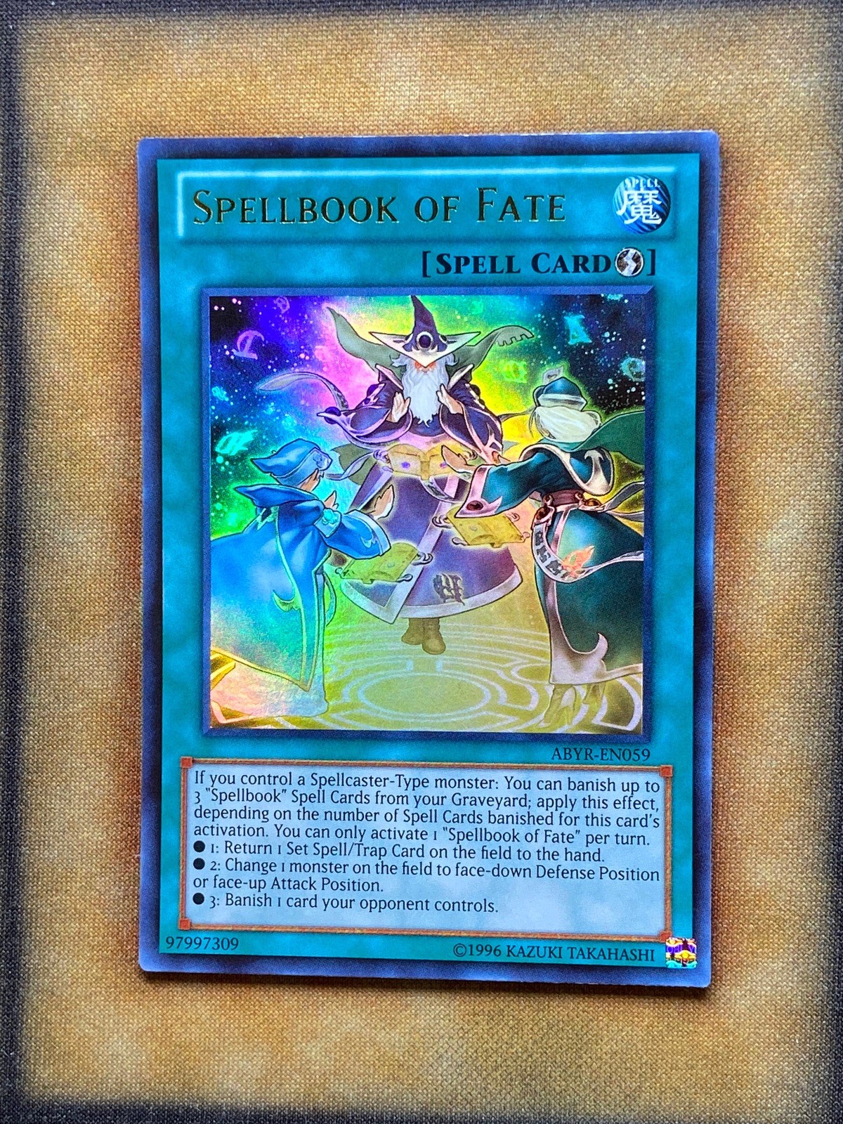 Yugioh Spellbook of Fate ABYR-EN059 Ultra Rare NM