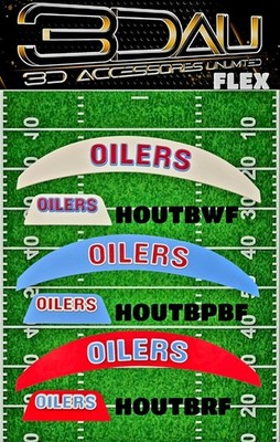 Houston Oilers 3D Front & Back SpeedFlex Bumpers