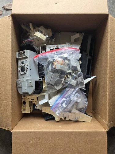 Vintage Kenner Star Wars Parts Lot  -  Death Star, X-wing, Transporter/Cruiser