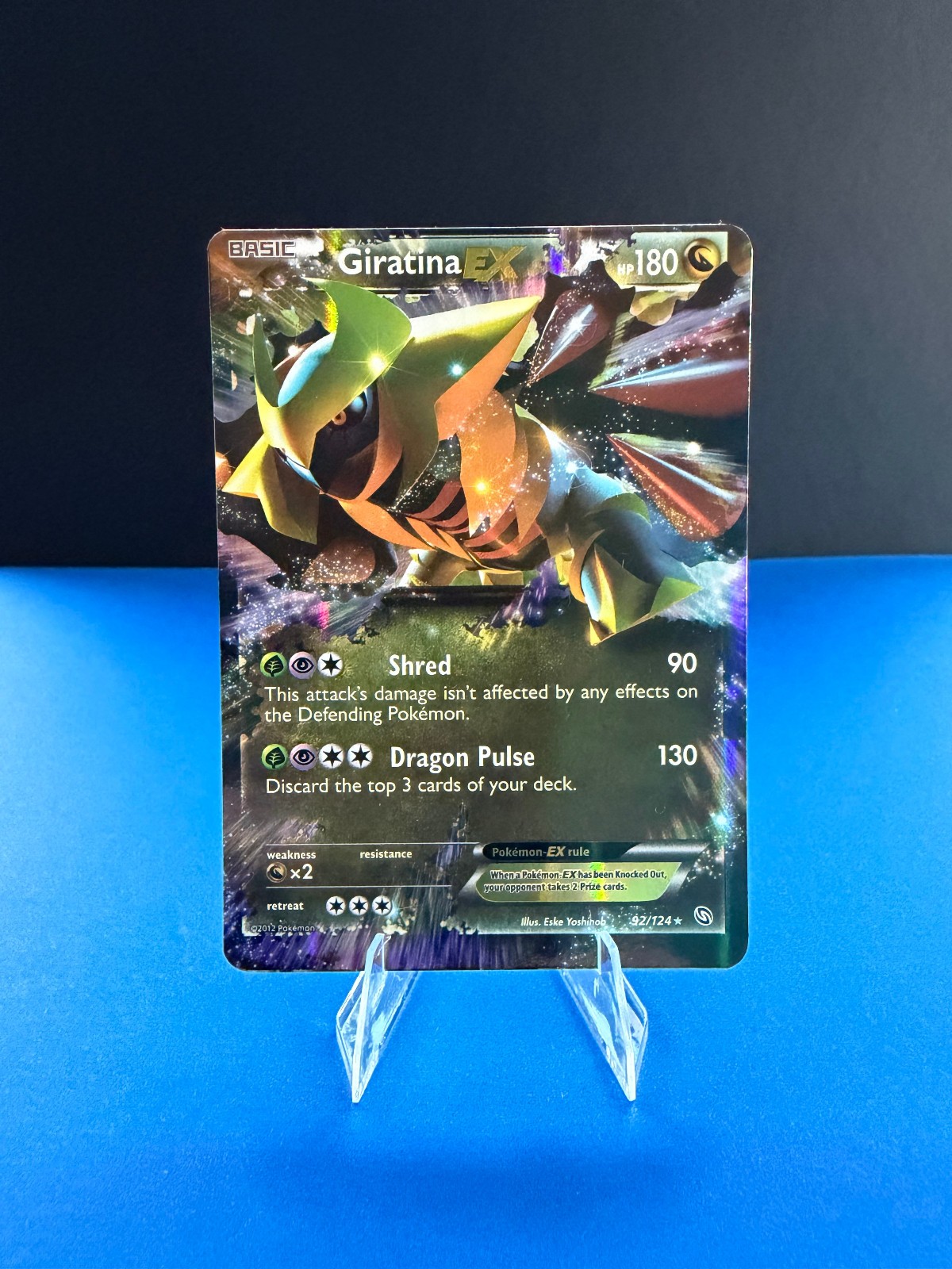 (NM) Giratina EX 92/124 Dragons Exalted Pokemon Card 2012