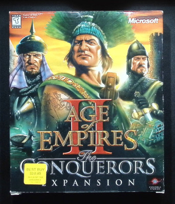 Age of Empires II: The Conquerors - BIG BOX - (PC, 2000)