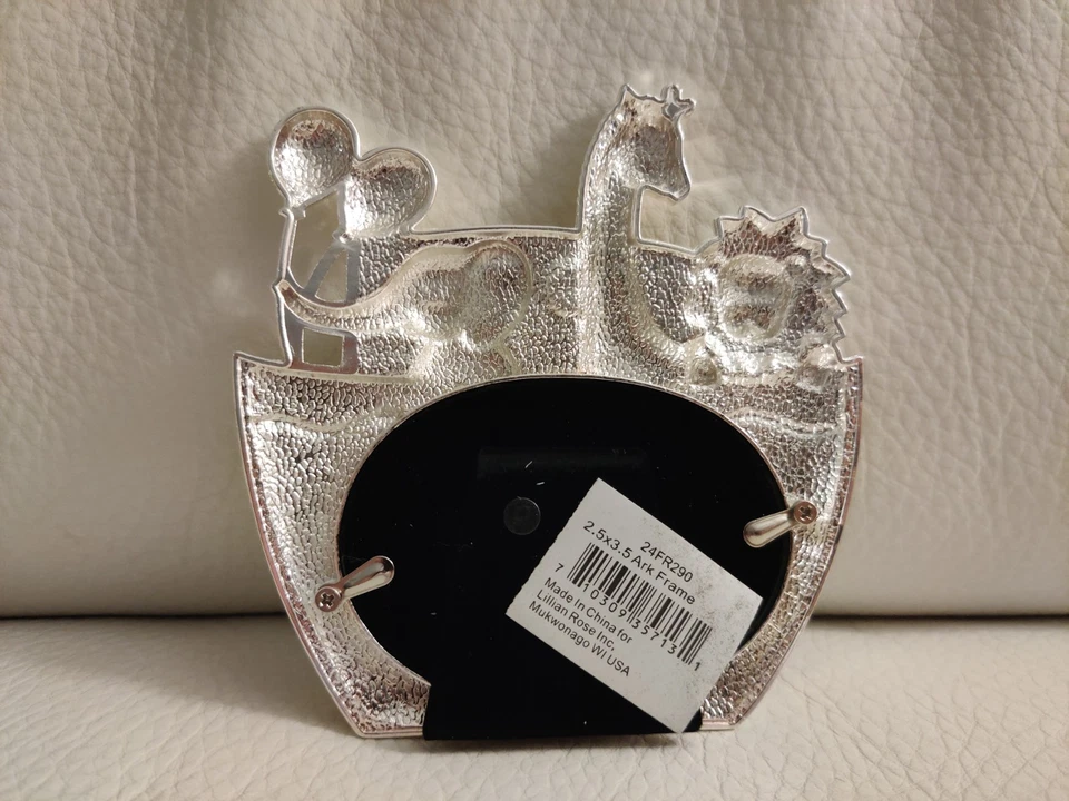 Lillian Rose Noah's Ark Baby Enamel Picture 2.5" x 3 x 5" Frame – New in Box - Изображение 2 из 4