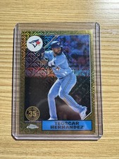 2022 Topps Series 2 TEOSCAR HERNANDEZ #T87C2-17 1987 Chrome Silver Pack Mojo