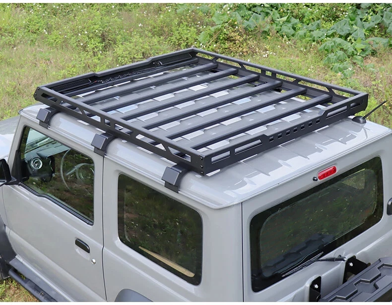 Suzuki Jimny 2019 on Aluminium Expedition Roof Rack Luggage Rack with LED Lights - Image 2 of 4