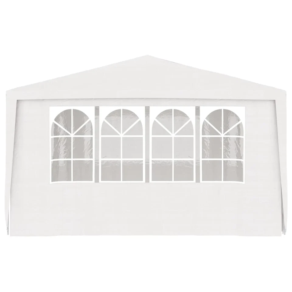 NNEVL Professional Party Tent with Side Walls 4x6 m White 90 g/m² - Image 3 of 4