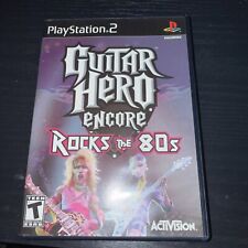 Guitar Hero Encore: Rocks The 80s (PlayStation 2 PS2) BL CIB & TESTED W Reg