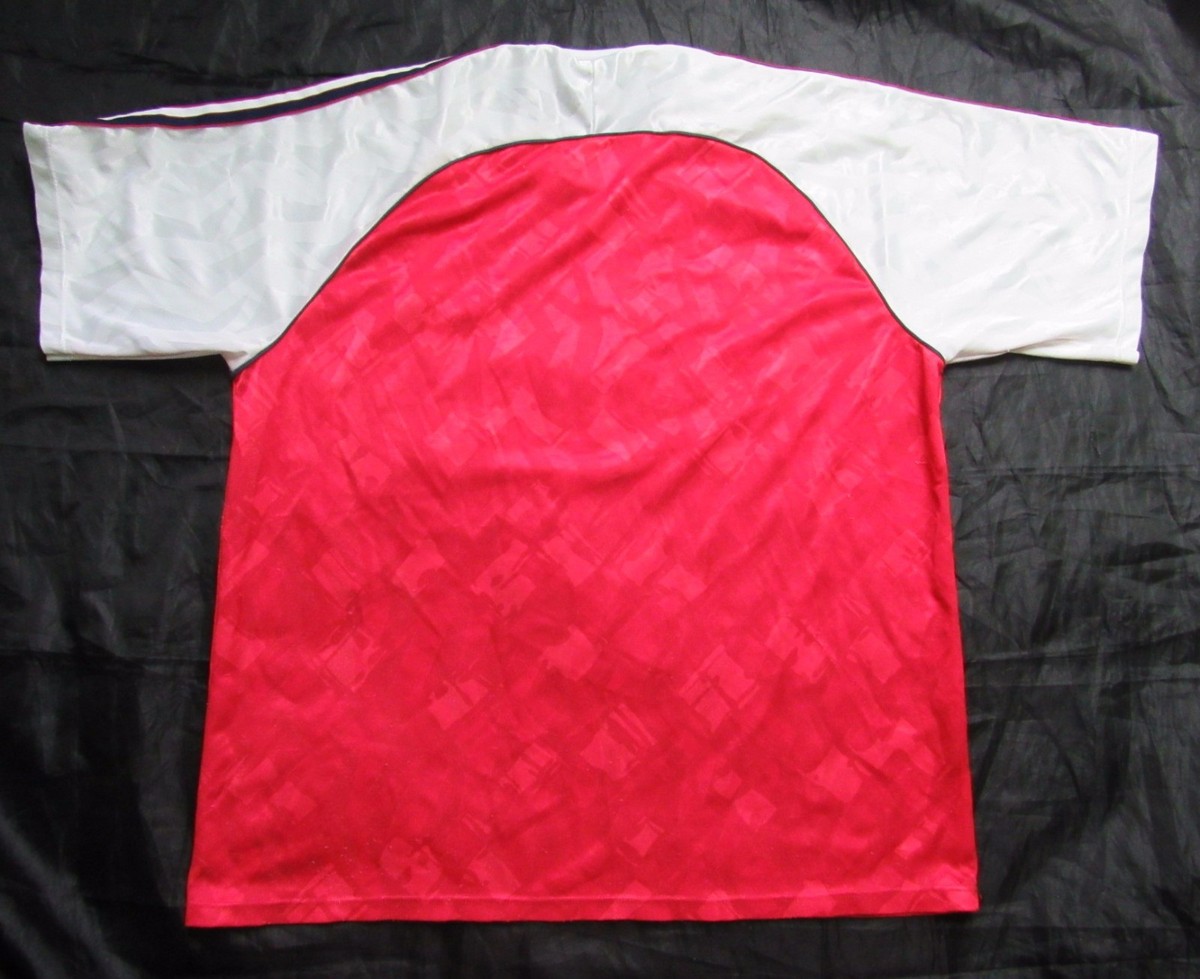 1990-1992 ARSENAL LONDON GUNNERS JVC RETRO home Jersey shirt