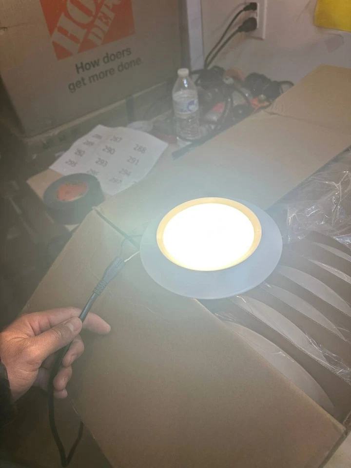 Lunabode Luz LED Regulable 7.5", Luz de Techo de Montaje Al Ras, Cocina Li Foto 2 de 4