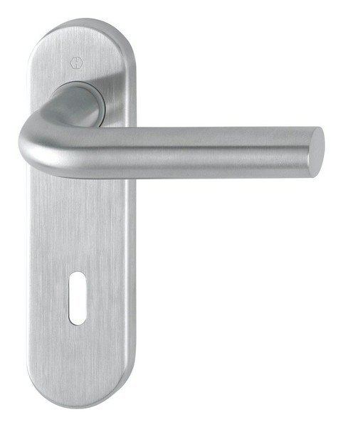 Hoppe Bonn Edelstahl-Kurzschild-TüRgriff-Garnitur E150Z/353K,... 3308094-image