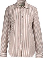 Neu ! Max Mara Weekend Damen Bluse Bronze-Weiß Gr. 44