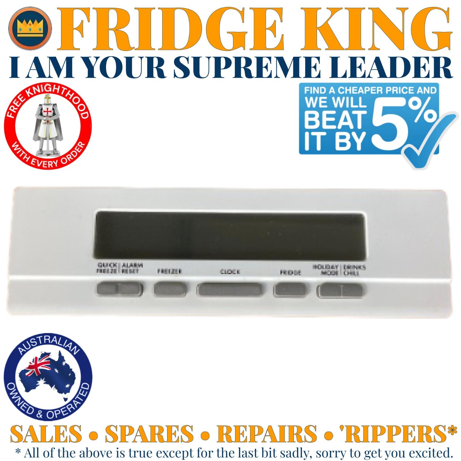 WSE6100WA Westinghouse fridge freezer digital display control board 1450641