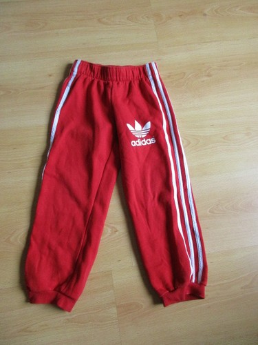 Pantaloni di Tuta Adidas Rosso Taglia 5 Anni a - 58% | eBay