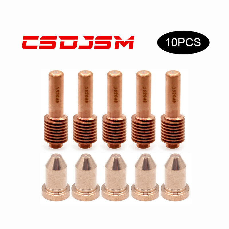 192048 Electrode & 192052 Tip 40A – 20-Piece Set For Miller Spectrum 625/2050, ICE-40T/ICE-55C Torch, Extended Plasma Cutting Consumables