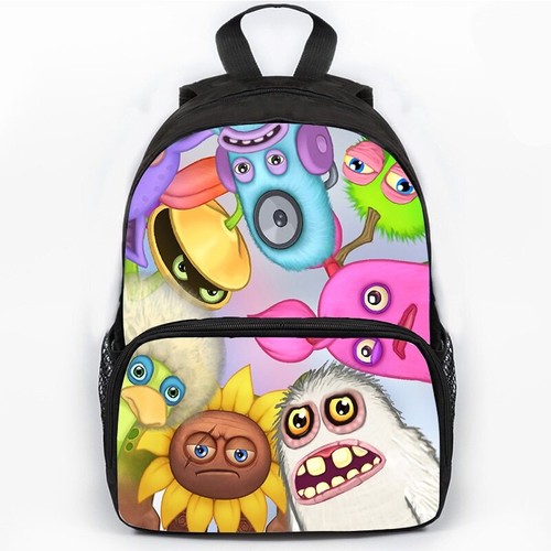 My Singing Monsters Backpack Waterproof Schoolbag Travel Bag Sport Backpacks - Picture 32 of 51