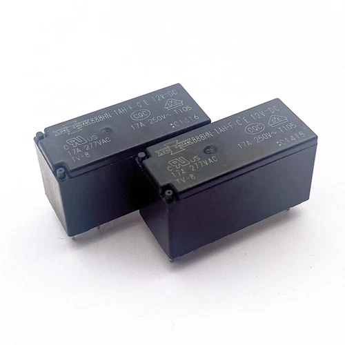 2PCS SONGCHUAN 888HN-1AH-F-C 12VDC Power Relay 6 Pins 17A 250VAC