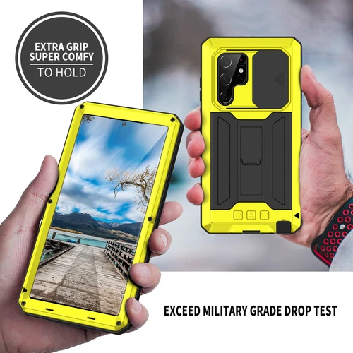 For Samsung Galaxy S25 Ultra /Edge Full Body Metal Case Stand Camera Lens Cover - Picture 51 of 52