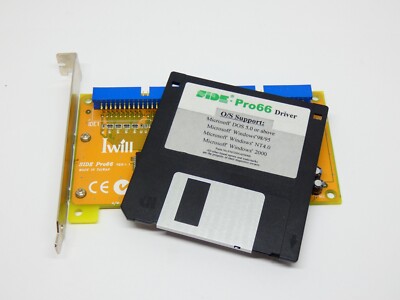 Iwill - SIDE PRO66 Dual Ultra ATA66 IDE Controller Adapter - PCI Karte