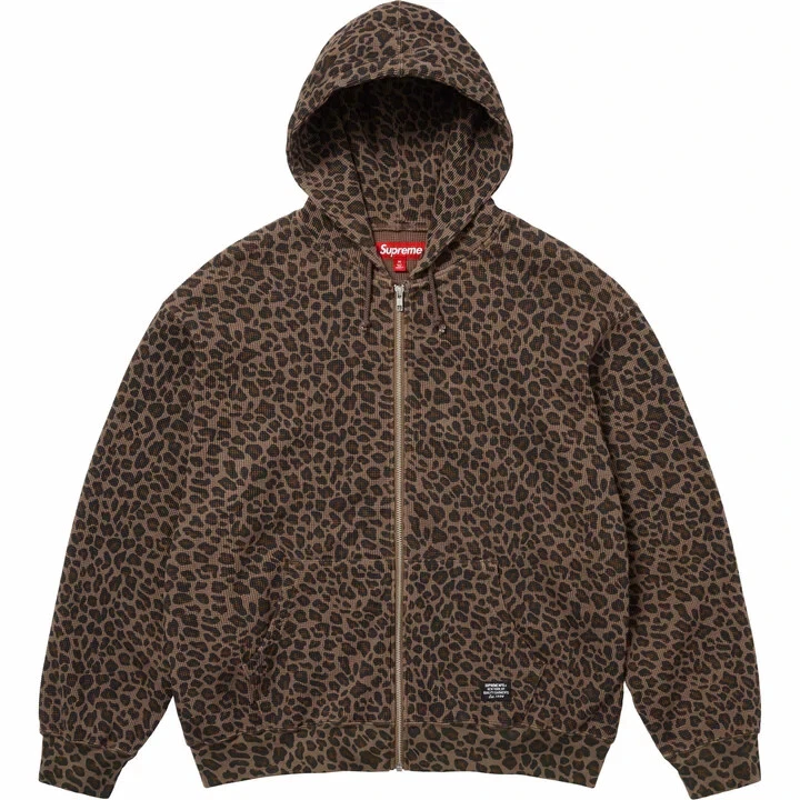 Supreme Hooded Zip Up Thermal Leopard
Opens in a new window or tab
