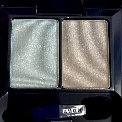 Avon True Color Powder Eyeshadow CHINA BLUE Duo Blue & China Vintage NOS .10 oz - 第 1/2 張圖片