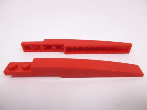 Lego x2 roter Hang gebogen 85970 Set 70721 70638 2519 8484 70727 60005 60007 9441
