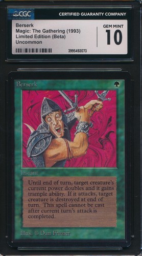 Beta Berserk CGC 10 Graded Magic MTG (2073) -magicgraders-