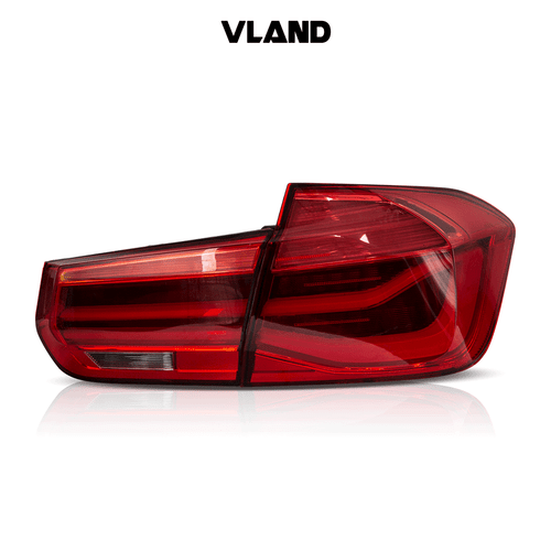Fanali posteriori a LED rossi VLAND per BMW Serie 3 F30 F35 F80 berlina E-mark 2013-2018 - Foto 2 di 14