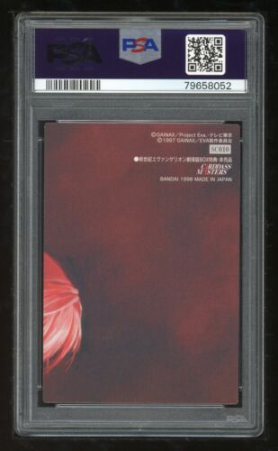 Evangelion Carddass LD 1998 SC010 Asuka Langley Soryu Japanese PSA 10 79658052 - Picture 2 of 2