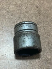 Vintage Snap On FS241 3/4” Shallow Socket 3/8" Drive 6 Point USA