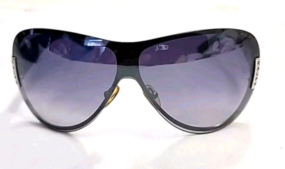 Ralph Lauren RA4008 108/6V Black Shield Rimless Wrap Sunglasses 125 + Case Ralph Lauren RA4008 108/6V Black Rimless Wrap Sunglasses 125  main image 3