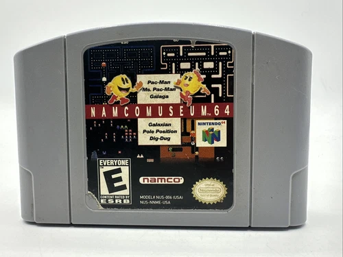Namco Museum 64 (Nintendo 64, 1999) Tested Authentic N64